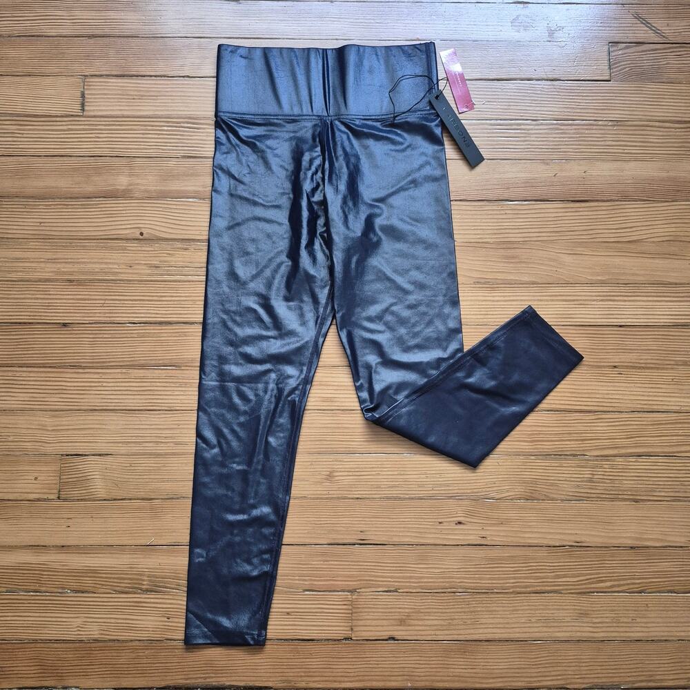 NWT Carbon38 Takara Shine Navy Blue Leggings | Womens Medium